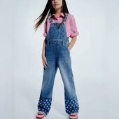Стильний джинсовий комбінезон Zara 140