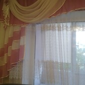 Продам тюль і ламбрикен.