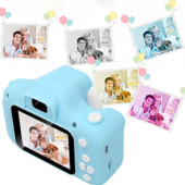 Цифровая детская фотокамера фотоаппарат Smart Kids GM13 голубой