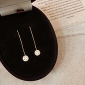 Сережки медсплав позолота
