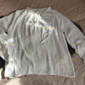 Vila, 38eur шовковиста блузка з рюшами