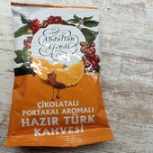 Кава зі смаком шоколаду та апельсина. Новинка Туреччина 100 грм