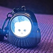 Светящийся брелок Котенок космонавт