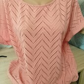 Красивая,фактурная, ажурная блуза для пышных модниц.