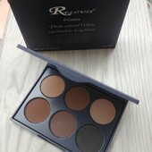 Палитра теней для век и бровей Relouis 6 Colors) палитра 02