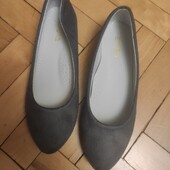 Балетки для дівчини колір сірий