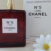 Тестер chanel № 5 l’eau red edition 100 мл