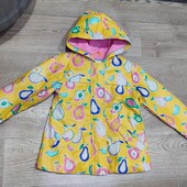 Прорезинена вітровка/дощовик на флісі M&S 4-5років(до 6років)