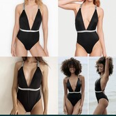 Victoria's secret! Суцільний жіночий купальник зі стразами! М розмір!
