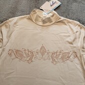 гольф молочний з прінтом Valeri-tex р.9-10 140
