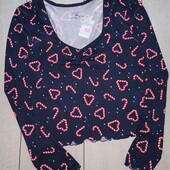 Піжамна кофта Primark, мікрофібра, eur 34-36 / uk 6-8. З біркою!