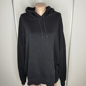 Утеплений чорний худі Divided ,H&M Пог -81