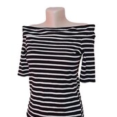 Футболка с вирізом "лодочкой", River Island, M
