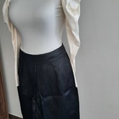 Сборный комплект костюм. Блуза Bershka бу+ новая юбка 100% лён. Худенькой девушке или подростку