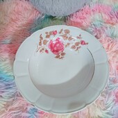 ❤️Фарфоровая коллекционная кобалевская большая суповая белоснежная тарелка❤️Германия.