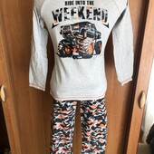 Пижама, комплект, костюм, 100% коттон. 9-10 р 134-140 см. Weekend. в ідеалі