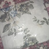 Простинь на резинці 160*200 см квіти