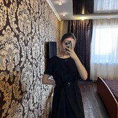 Чорна сукня з коротким рукавом розмір XL/XXL