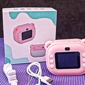 Уценка! Детский фотоаппарат мгновенной печати children's pprinting camera Y600 с поддержкой micro sd