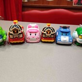 Игровой набор машинок Robocar Poli (6 шт) трансформируются в роботов