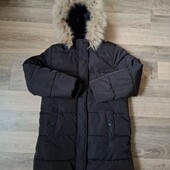 Зимова тепла подовжена курточка(пальто)Primark,p.134