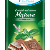 Польський Молочний шоколад Alpinella з мятою