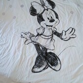 ❤️Белый с Мики принтом пододеяльник❤️Англия.Баваонна100%