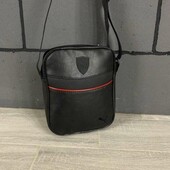 Сумка барсетка Puma Ferrari, якісний шкірзам