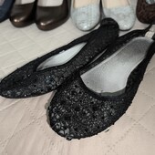 40р балетки сіточка зі стразами
