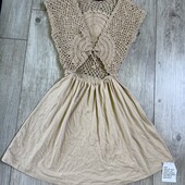 100% cotton крута сукня верх вʼязка дуже класна