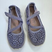 Мокасины босоножки сетка девочке Skechers Flex 2.0 кроссовки