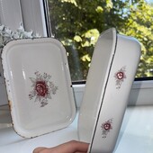 Лоток эмалированный для холодца с крышкой