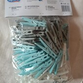 Прищіпки для білизни 100 шт. aquapur для одягу та білизни 8040