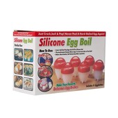 Силіконові форми для варіння яєць Silicone Egg Boil без шкаралупи набір з 6шт.
