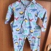 Пижама, комплект, костюм, 100% коттон. 3-4 р 98-104 см. дракон, Matalan. в ідеалі