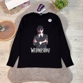 Якісний лонгслів з Wenesday, новий Сток