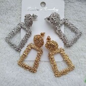 Трендовые серьги под стиль Зара / Zara (на выбор цвет)