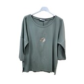 Свитшот, джемпер, кофточка , 95% хлопок, Megi, Турция, р. S/M , наш 44-50