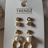 Набір сережок 4 шт. Trendz