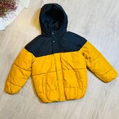 Дитяча куртка для хлопчика 134 см sinsay в жовтому кольорі