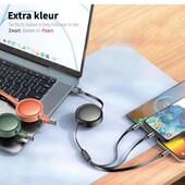 Кабель висувний для зарядки 3-в-1USB