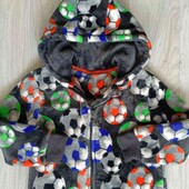 Dunnes stores брендовый теплый плюшевый слип с капюшоном на мальчика 4/5 лет рост 110/116 см