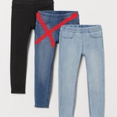 Джеггінсы леггінсы джинси h&m чорні р. 122 на 6-7 років.