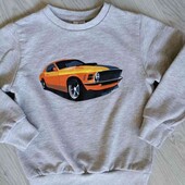 Seven Lemon брендовый свитшот / реглан двунитка на мальчика рост 122/128 см