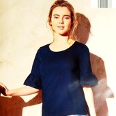 Невесомая , натуральная блуза, Blue Motion , Германия , р. 40/42 евро, наш 46-48