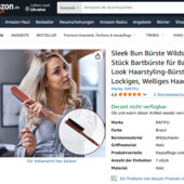 Расческа-щетка Sleek Bun Brush из щетины кабана для укладки длинных, густых, вьющихся, нарощенных во