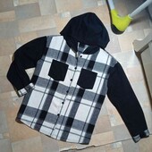 Много лотов ! Рубашка в клетку L-XL