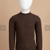 Трикотажний гольф водолазка в рубчик.Туреччина