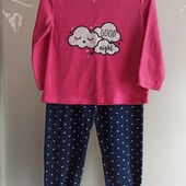 Пижама домашний костюм флисовый 7-8 лет