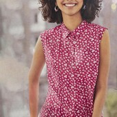 Стильная блуза - топ, туника, 100% вискоза, esmara, р. 40 евро, наши 46-48